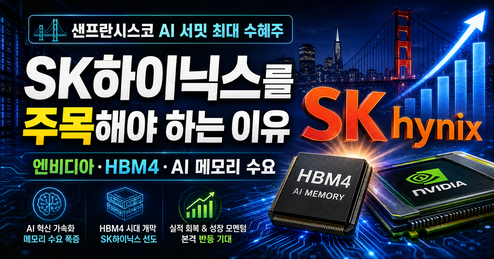 샌프란시스코 AI 서밋 이후 SK하이닉스 HBM4와 주가 반등 조건